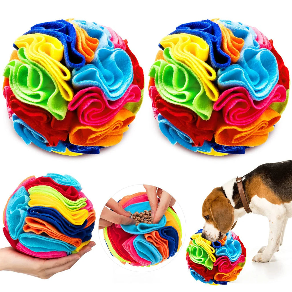 Bola de Farejamento — Brinquedo Interativo para Cães