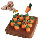 Tapete de Fuçar com Cenouras — Estimulação Sensorial para Cães