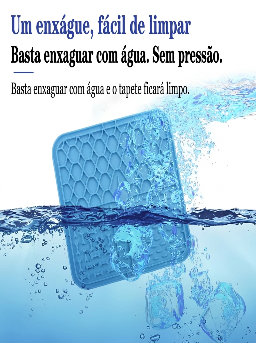 Tapete de Lamber Silicone — Distração e Relaxamento para Pets